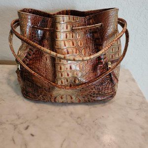 Brahmin Drawstring Hobo Handbag